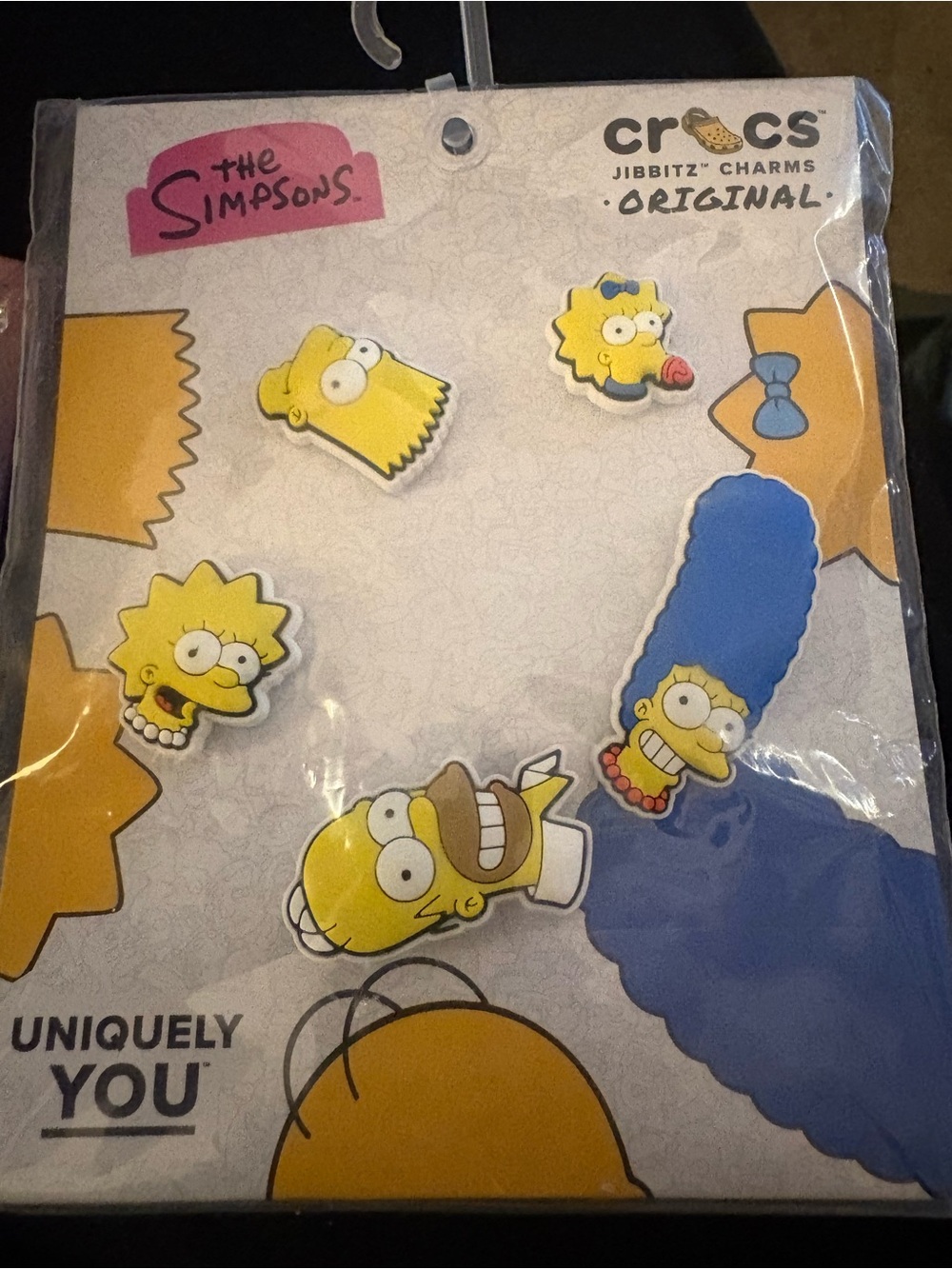 CROCS The Simpsons Jibbitz Charm Set - Yellow & Blue Characters